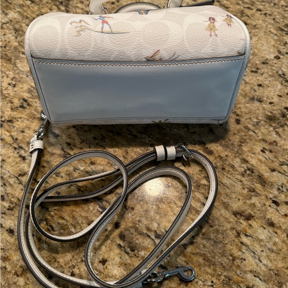 Coach Mini Rowan Satchel/Crossbody with wallet in Hula Print - Picture 13 of 14